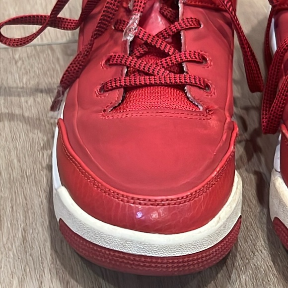 Jordan Flight Youth Sneakers Size 4 Red and Black - Picture 9 of 13